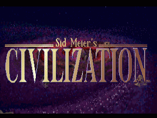 Civilization title screen for Amiga
